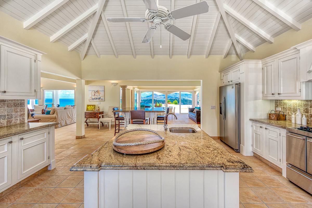 Pool Villa St Martin - Kitchen area